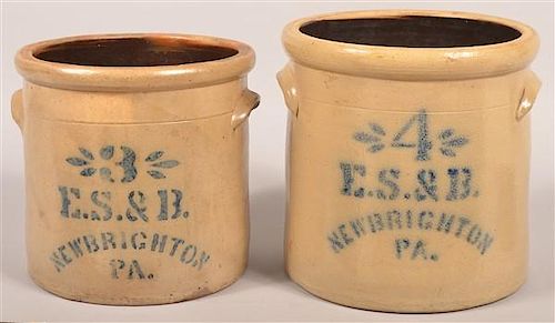 2 PCS. OF E.S. & B. NEW BRIGHTON,