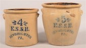 2 PCS. OF E.S. & B. NEW BRIGHT