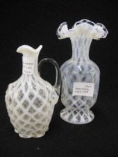 2 pcs. Opalescent Art Glass va