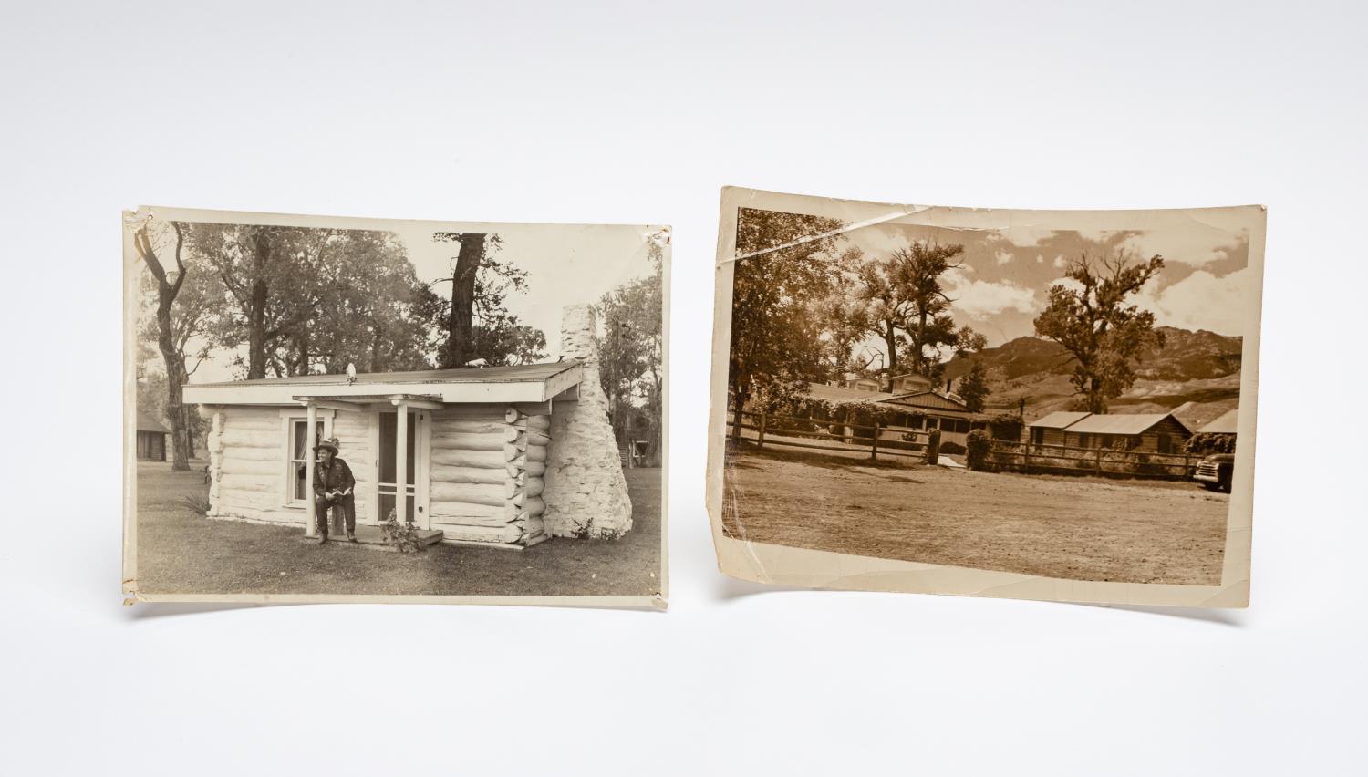 2 PCS, PHOTOGRAPHS OF TE RANCH,