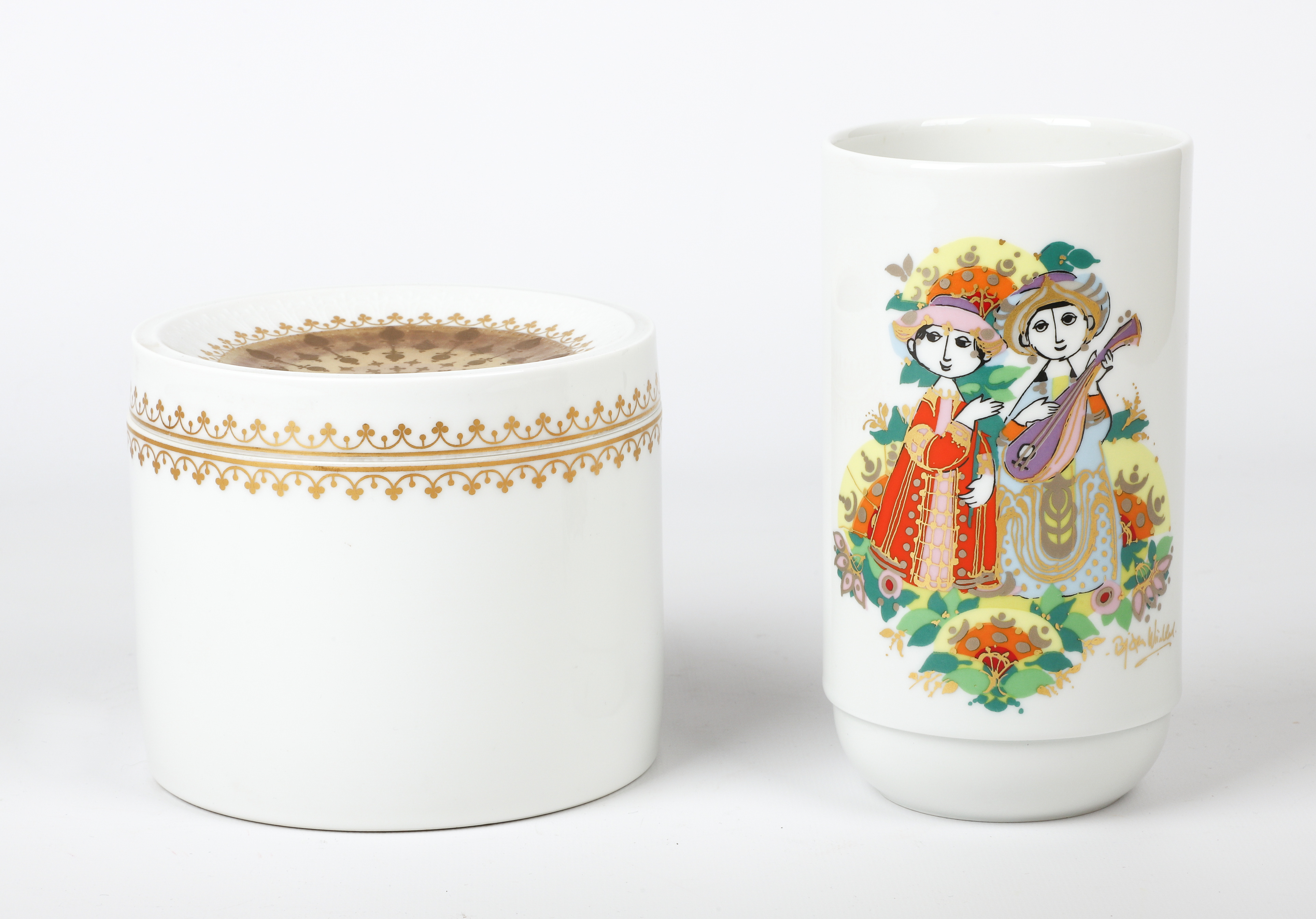 (2) Pcs Rosenthal porcelain, Studio