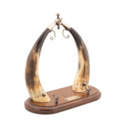 2 PCS SILVER PLATED MOUNTED HO