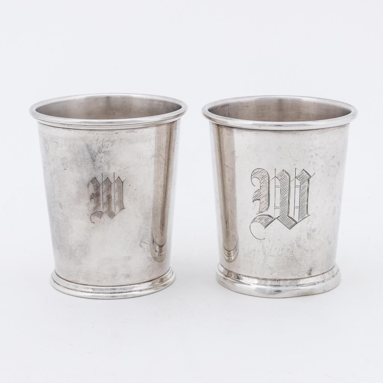 2 PCS, STERLING SILVER MINT JULEP