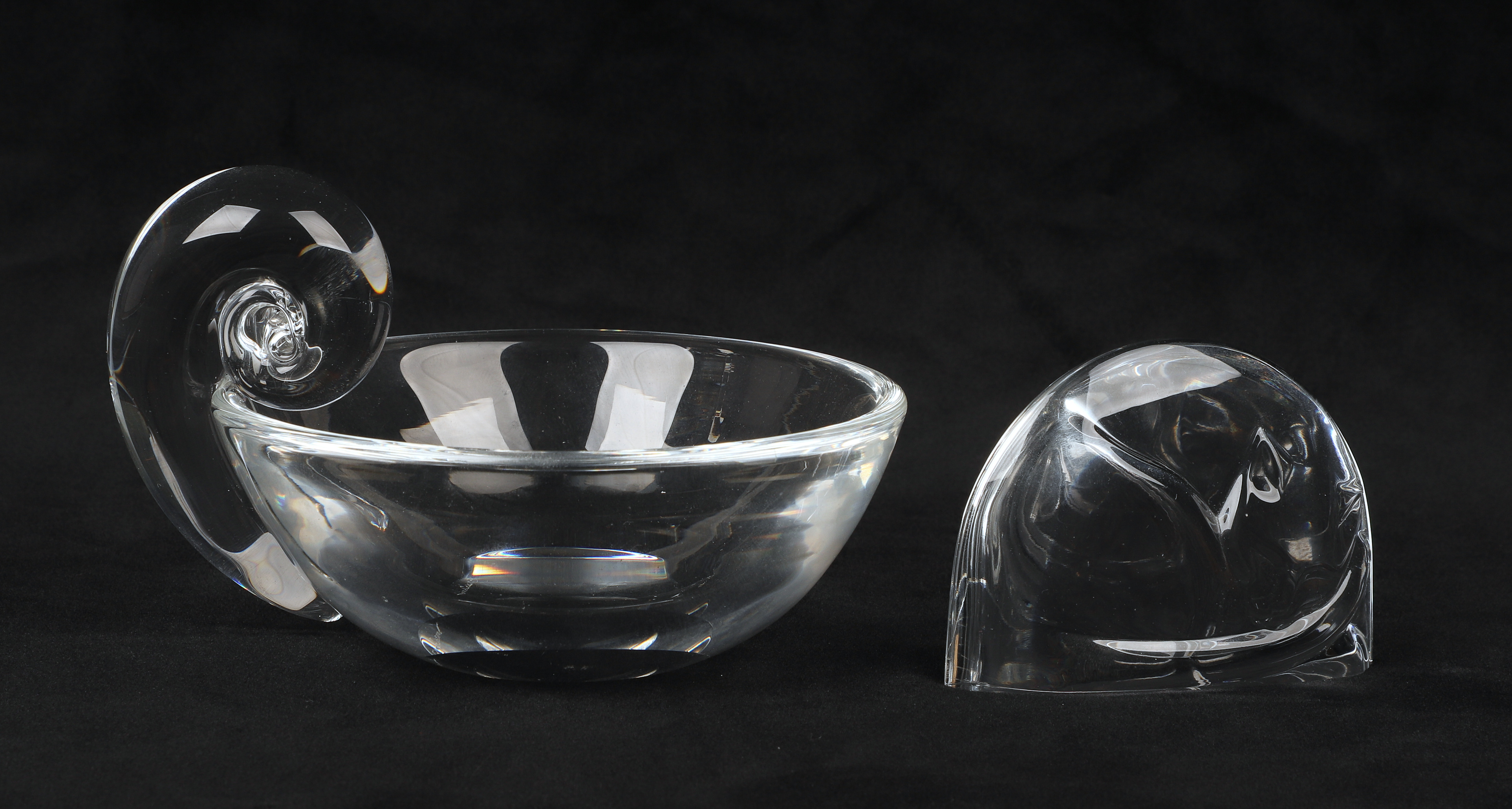 (2) Pcs Steuben glassware, c/o