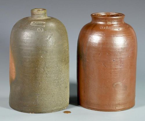 2 PCS SW VIRGINIA STONEWARE ,
