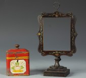 2 Pcs. Tole Ware Red Tole Ware