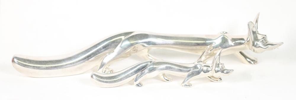 2 PCS VINTAGE ITALY 970 SILVER