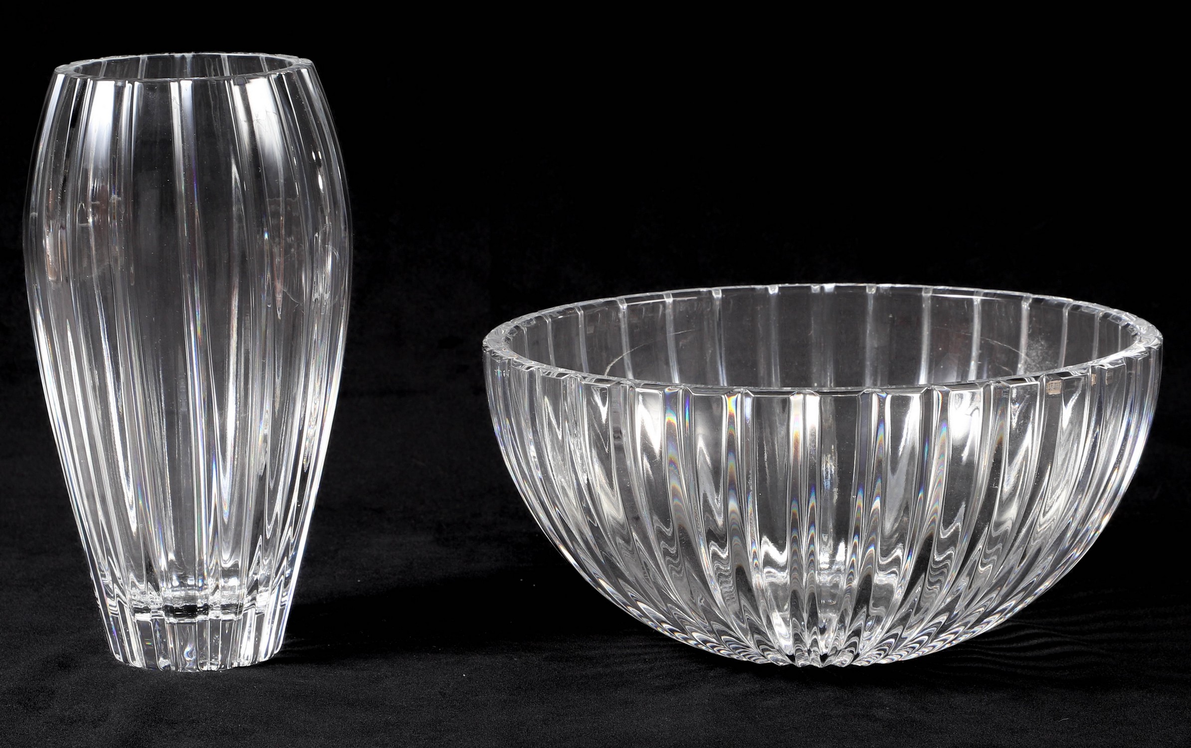 (2) Pcs Waterford crystal, c/o