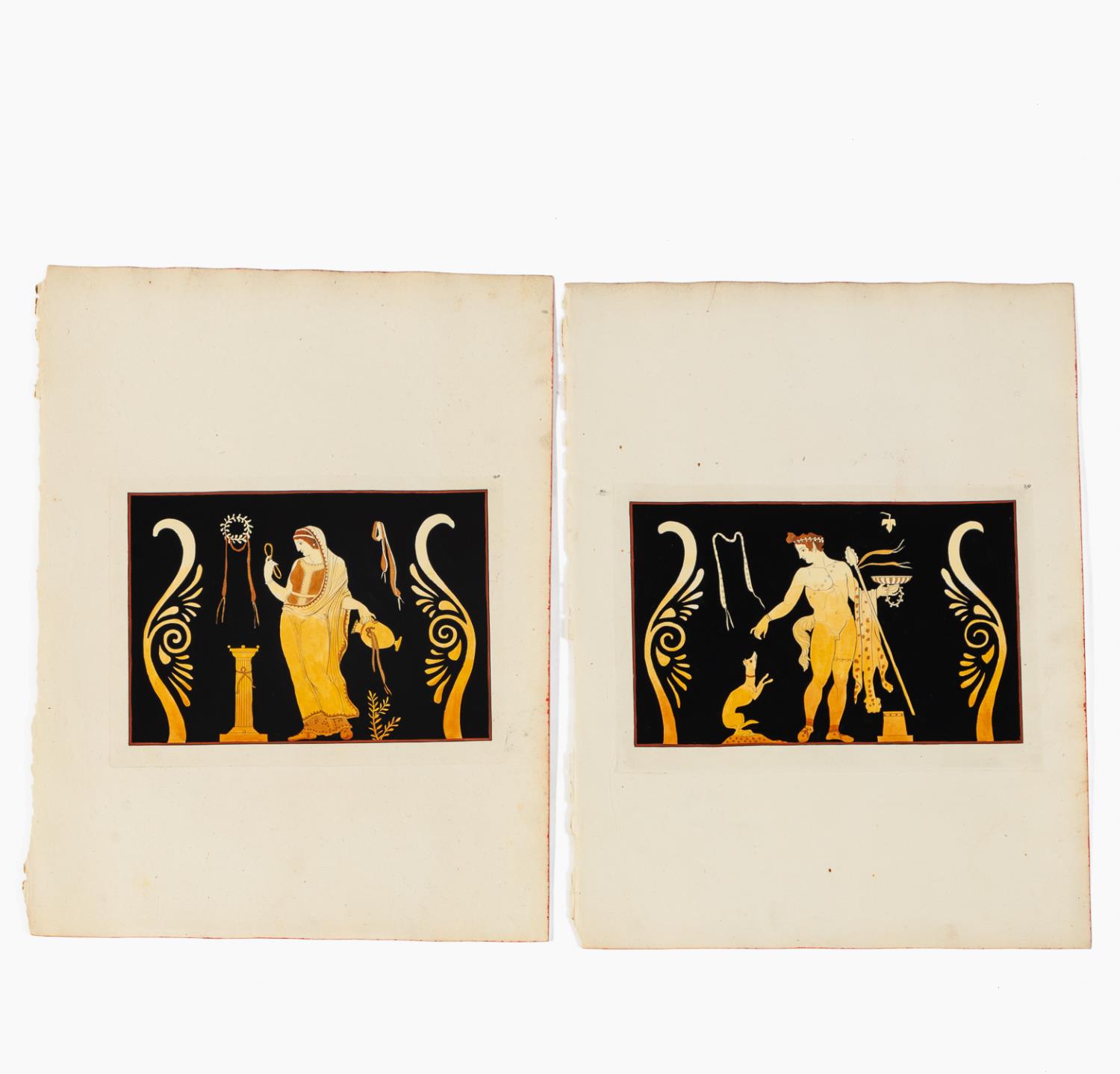 2 PCS WILLIAM HAMILTON CLASSICAL