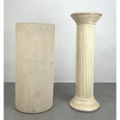 2 Pedestal Display Stands. Pen