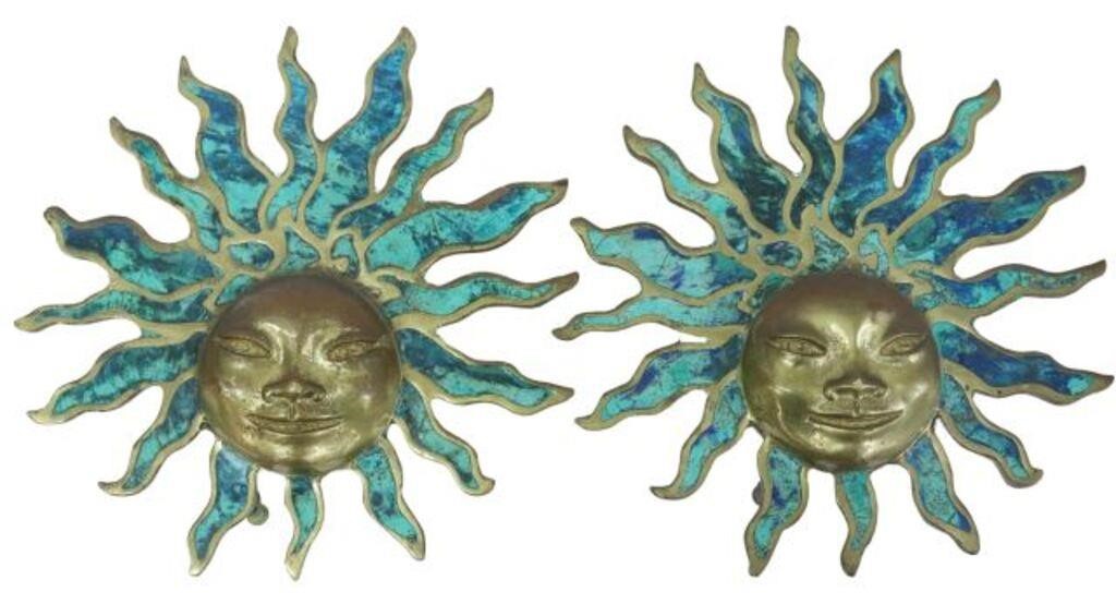 (2) PEPE MENDOZA MID-CENTURY SUN