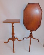 2 PERIOD MAPLE STANDSLot 2 ant