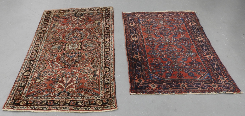 2 PERSIAN SEMI ANTIQUE ORIENTAL