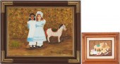 2 PETI CLEMENTS O/C PAINTINGS,