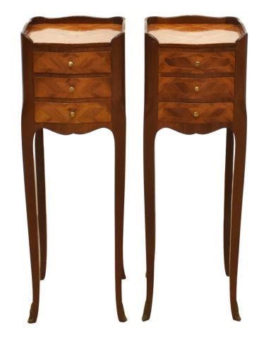 (2) PETITE FRENCH LOUIS XV STYLE