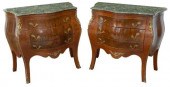 (2) PETITE FRENCH STYLE MARBLE
