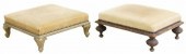 (2) PETITE FRENCH YELLOW VELVE