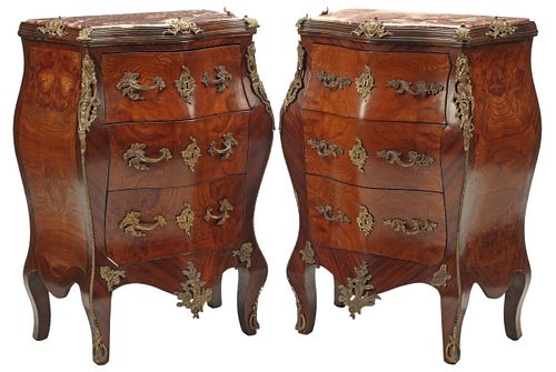 (2) PETITE LOUIS XV STYLE