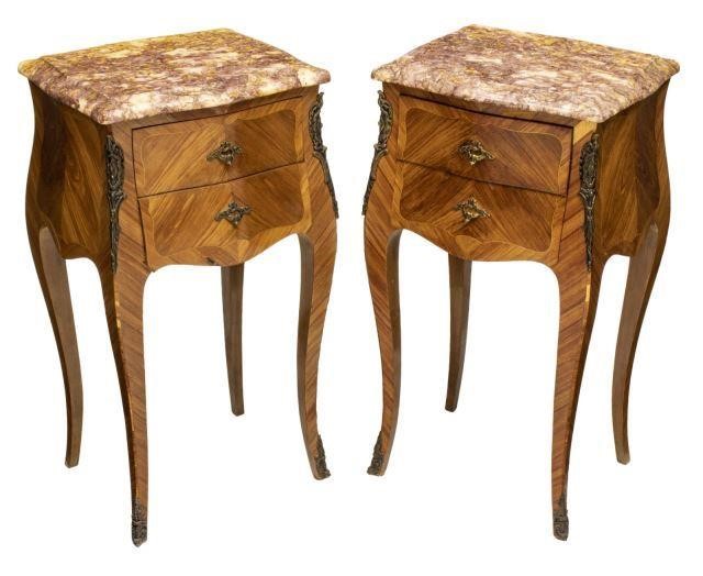 (2) PETITE LOUIS XV STYLE