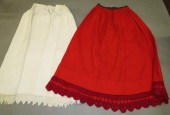 2 PETTICOATSca. 19th century;
