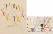 2 PICASSO LITHOGRAPHS, DANCE O