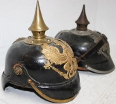 2 PICKELHAUBE WWI PRUSSIAN HEL