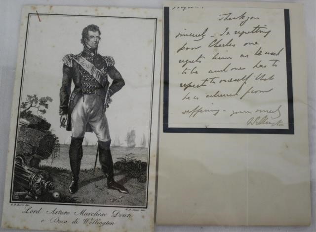 2-PIECE DUKE OF WELLINGTON LOT.