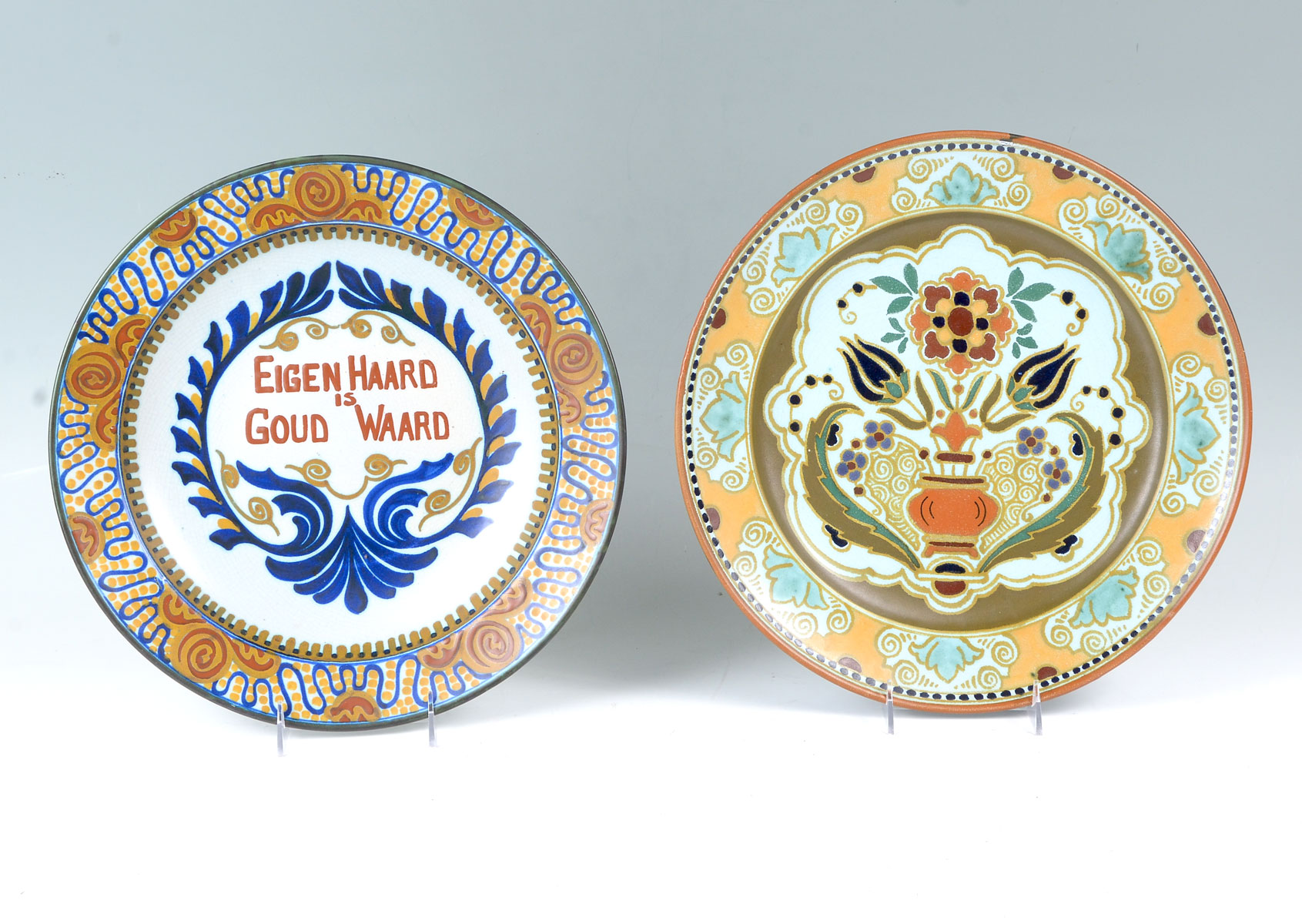 2 PIECE DUTCH GOUDA CHARGERS: