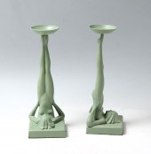2 PIECE FRANKART ASHTRAYS: 2 p