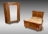 2 PIECE FRENCH METAL MOUNTED B
