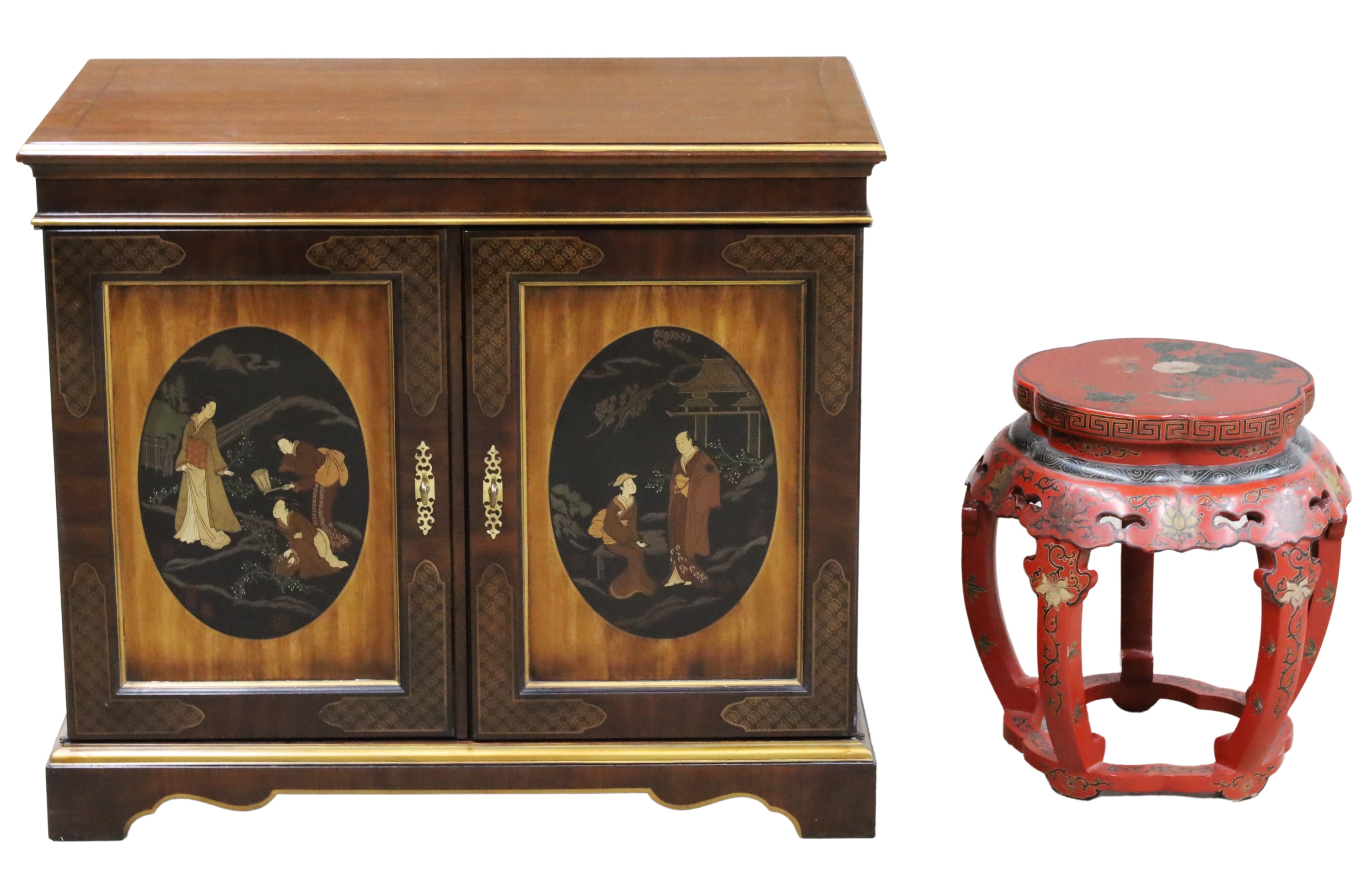2 PIECE LOT OF DECORATIVE