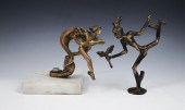 2 PIECE MERCURY SCULPTURE META