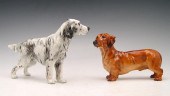 2 PIECE ROYAL DOULTON DACHSHUN
