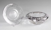 2 PIECE SILVER OVERLAY CENTERB