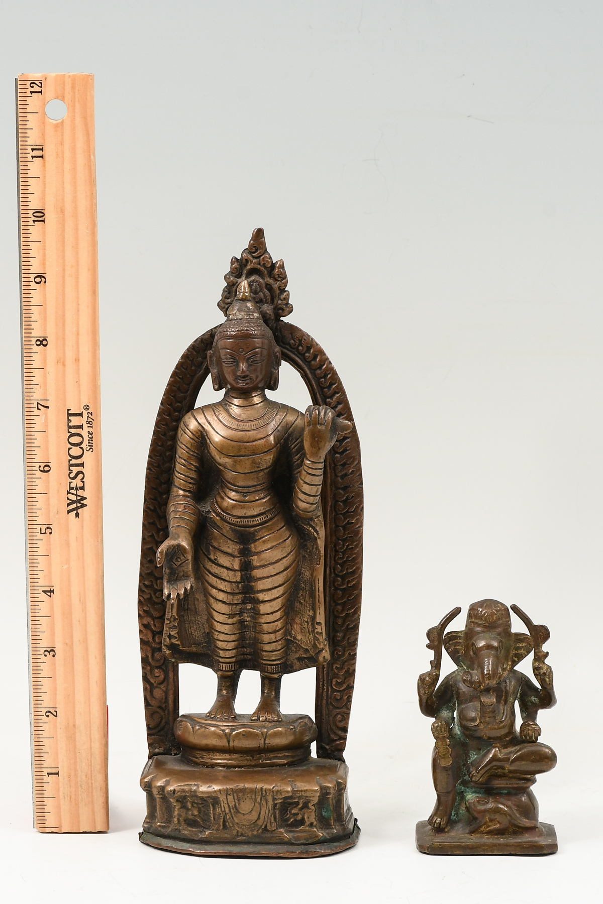 2 PIECE SOUTHEAST ASIAN BRONZE