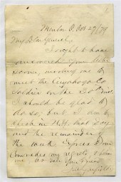2 pieces.  Autograph Letters S