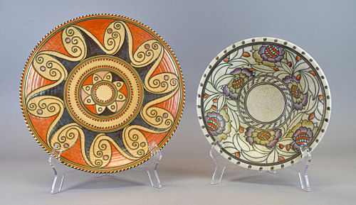 2 PIECES CHARLOTTE RHEAD FOR