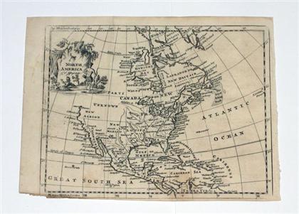 2 pieces.  Engraved Maps - North