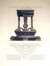 2 pieces.  Etchings. Piranesi,