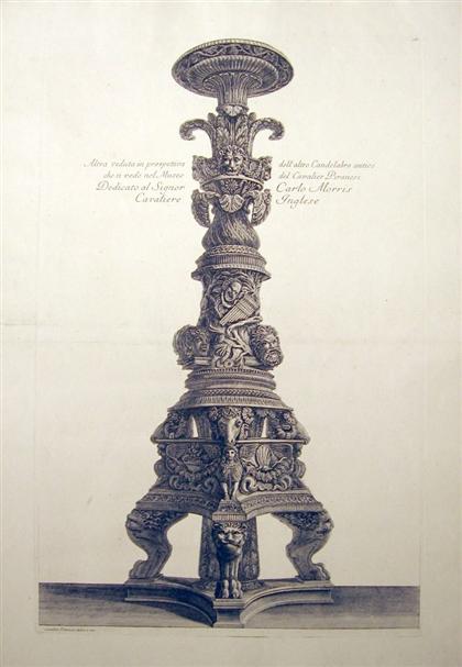 2 pieces.  Etchings. Piranesi,