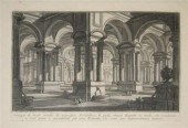 2 pieces.  Etchings. Piranesi,