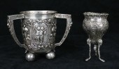 2 PIECES HANAU SILVER GEORG RO