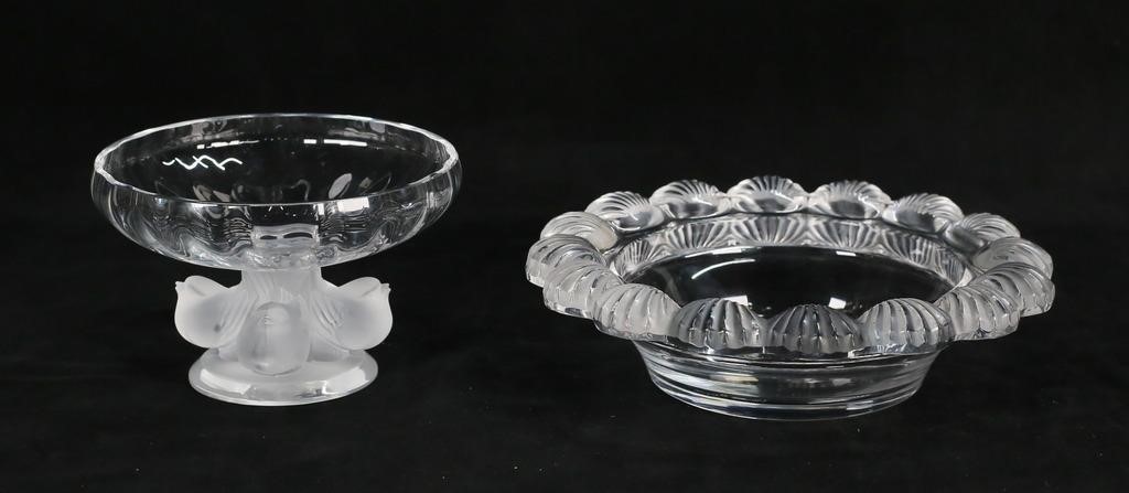 2 PIECES LALIQUE PORNIC & NOGENT2
