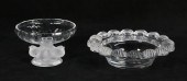 2 PIECES LALIQUE PORNIC & NOGE