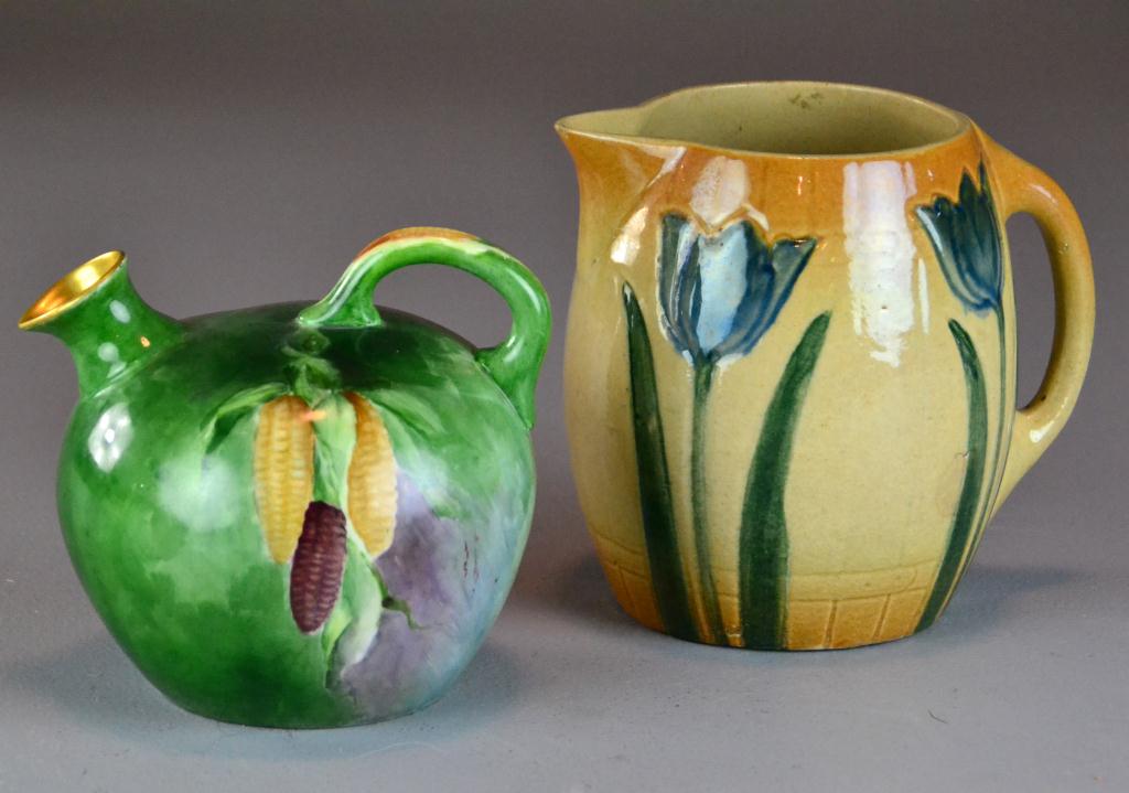 (2) Pieces Limoges & Roseville
