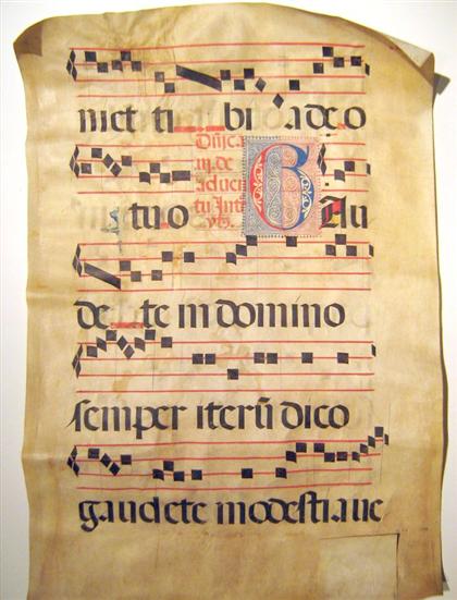 2 pieces.  Manuscript Christian