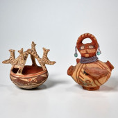(2) PIECES NATIVE AMERICAN STY
