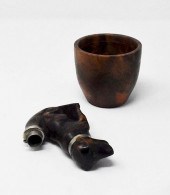 2 PIECES OF CARVED WOOD2 piece