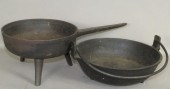 2 PIECES OF CAST IRONca. 1780-