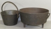 2 PIECES OF CAST IRONca. 1750-